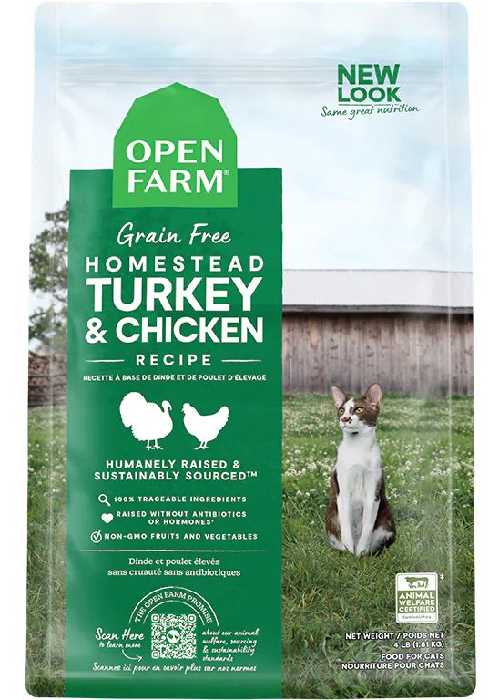 Open Farm | Homestead Turkey & Chicken | Dry Cat Food Near Me Toronto | ARMOR THE POOCH