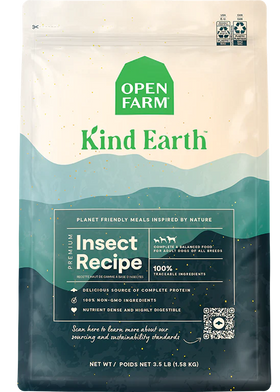 Open Farm - Kind Earth Premium Insect Kibble Recipe (Dry Dog Food)