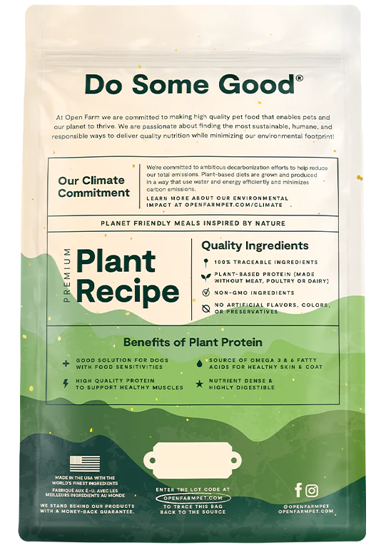 Open Farm - Kind Earth Premium Plant Kibble Recipe (Dry Dog Food)