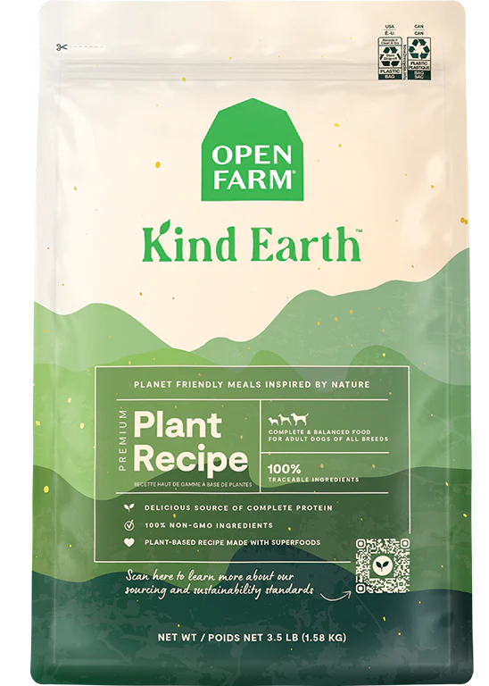 Open Farm - Kind Earth Premium Plant Kibble Recipe (Dry Dog Food)