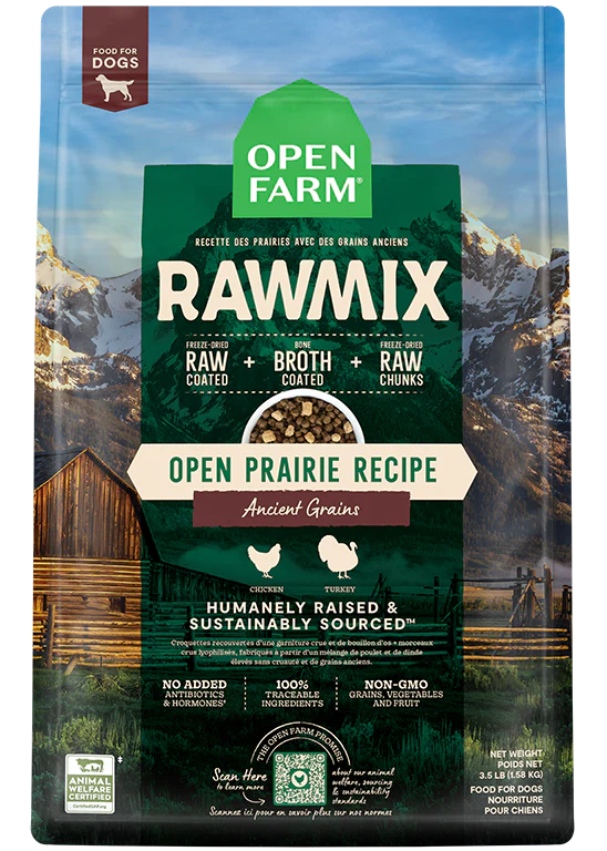 Open Farm | Open Prairie Ancient Grain RawMix | Dry Dog Food Near Me Toronto | ARMOR THE POOCH