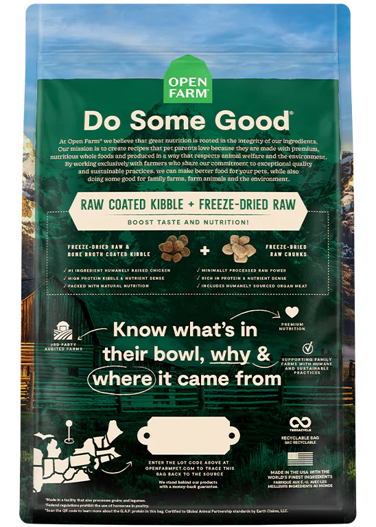 Open Farm | Open Prairie Grain Free RawMix | Dry Dog Food Near Me Markham | ARMOR THE POOCH