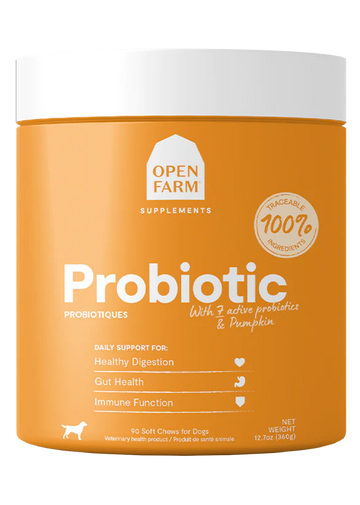 Open Farm | Probiotic Supplement Chews | Supplement for Dogs | ARMOR THE POOCH