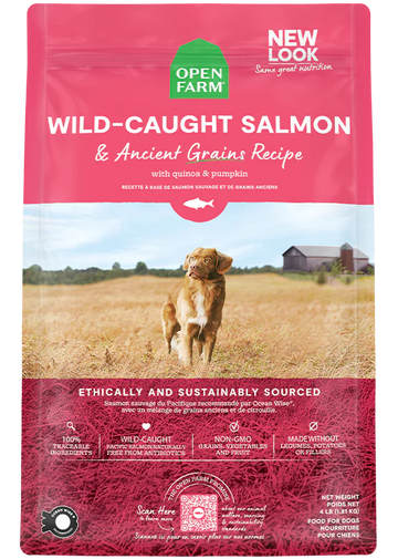 Open Farm | Wild Caught Salmon & Ancient Grains | Dry Dog Food Near Me Markham | ARMOR THE POOCH