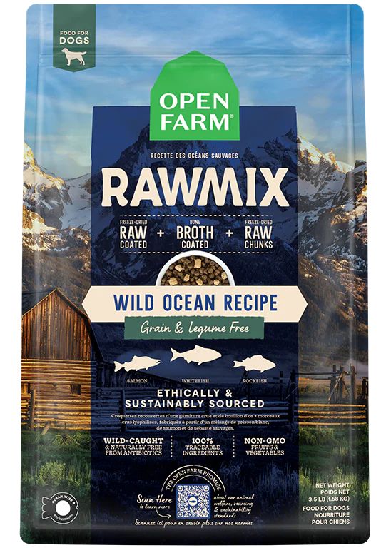 Open Farm | Wild Ocean Grain Free RawMix | Dry Dog Food Near Me | ARMOR THE POOCH