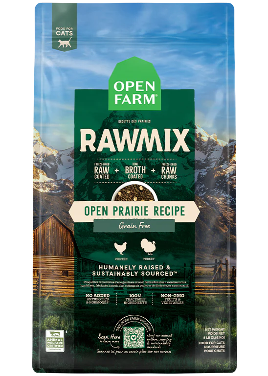 Open Farm | Open Prairie Grain-Free RawMix | Dry Cat Food Near Me Toronto | ARMOR THE POOCH