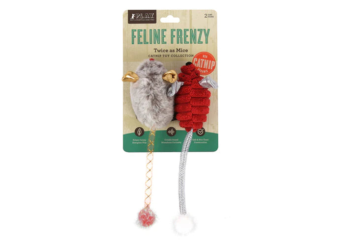 P.L.A.Y | Feline Frenzy Cat Toy Critter Collection With Catnip 