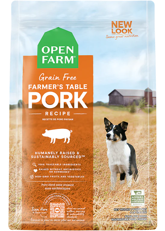 Open Farm | Farmer's Table Pork Dry Dog Food | Pet Food Stores Near Me Markham | ARMOR THE POOCH