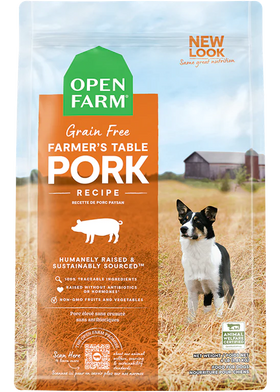 Open Farm | Farmer's Table Pork Dry Dog Food | Pet Food Stores Near Me Markham | ARMOR THE POOCH