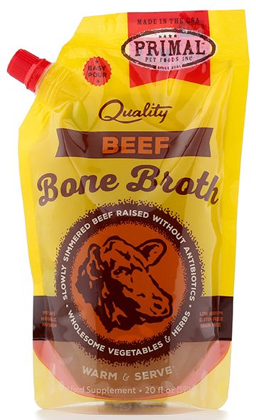 Primal - Bone Broth - Beef (For Dogs and Cats) - Frozen Product