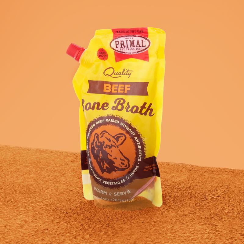 Primal - Bone Broth - Beef (For Dogs and Cats) - Frozen Product