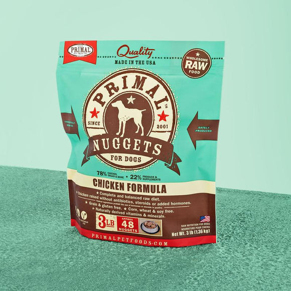 Primal - Raw Chicken Nuggets - Frozen Product