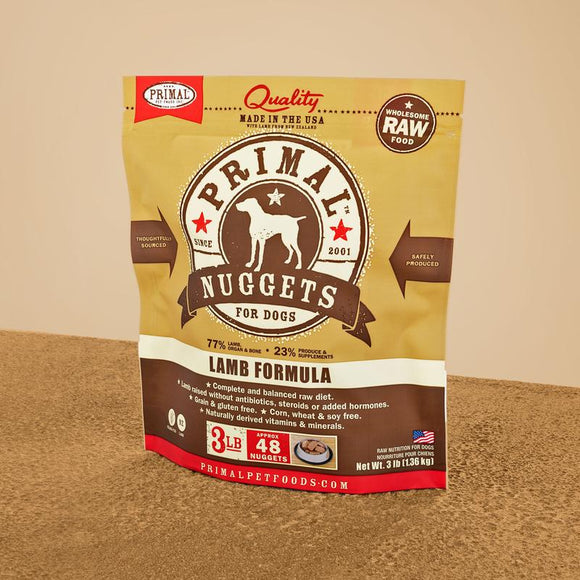 Primal - Raw Lamb Nuggets - Frozen Product