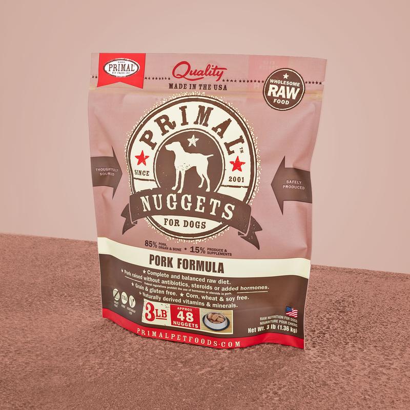 Primal - Raw Pork Nuggets - Frozen Product