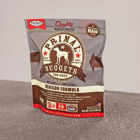 Primal - Raw Venison Nuggets - Frozen Product