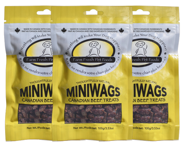 Products Farm Fresh - Miniwags Canadian Beef Treat