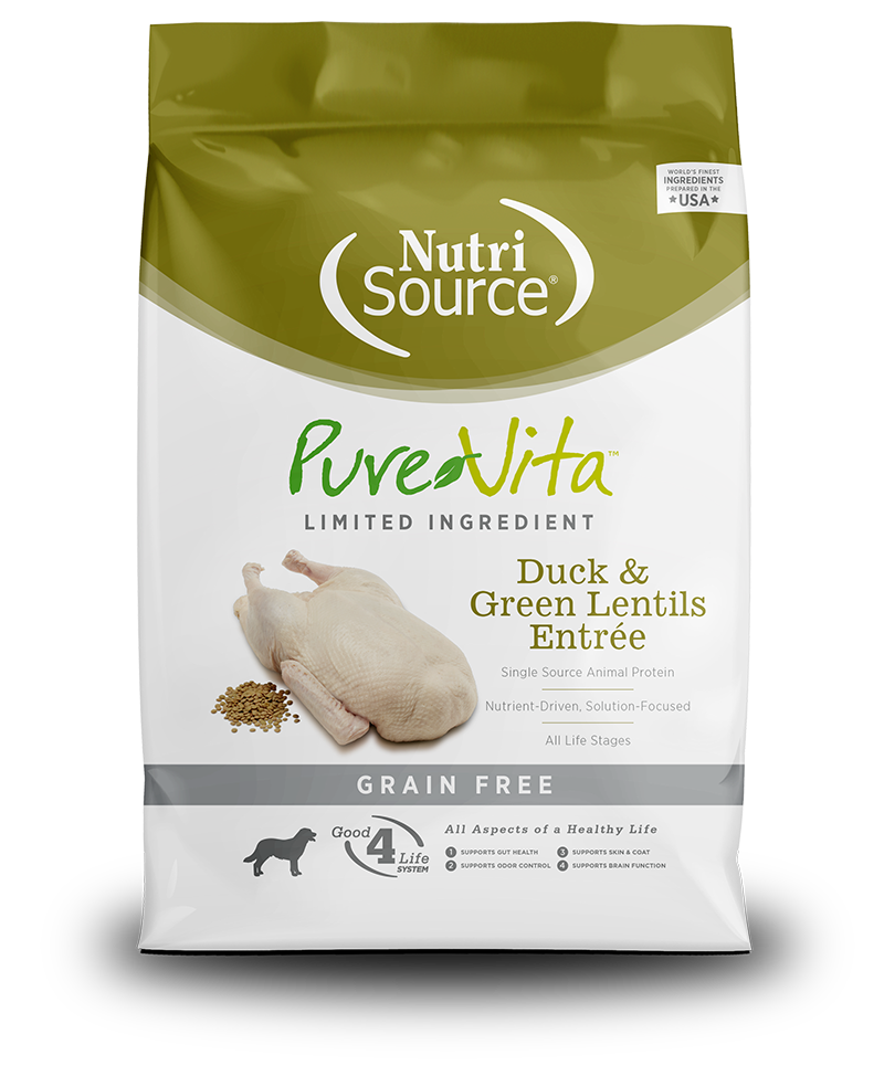 PureVita - Grain Free Duck & Green Lentils Entrée (Dry Dog Food)