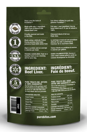 Purebites - Beef Liver Freeze Dried Dog Treats