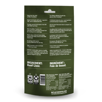 Purebites - Beef Liver Freeze Dried Mini Dog Treats