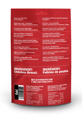 Purebites - Chicken Breast Freeze Dried Mini Dog Treats