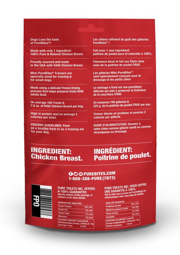 Purebites - Chicken Breast Freeze Dried Mini Dog Treats