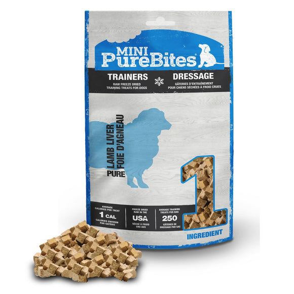 Purebites - Lamb Liver Freeze Dried Mini Dog Treats