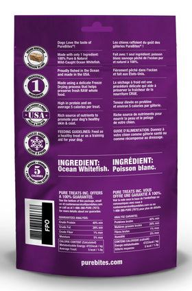 Purebites - Ocean Whitefish Freeze Dried Dog Treats