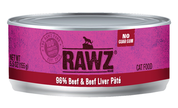 RAWZ - 96% Beef & Beef Liver Pate - Online Pet Shop - ARMOR THE POOCH