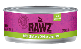 RAWZ - 96% Chicken & Chicken Liver Pate - Cat Food
