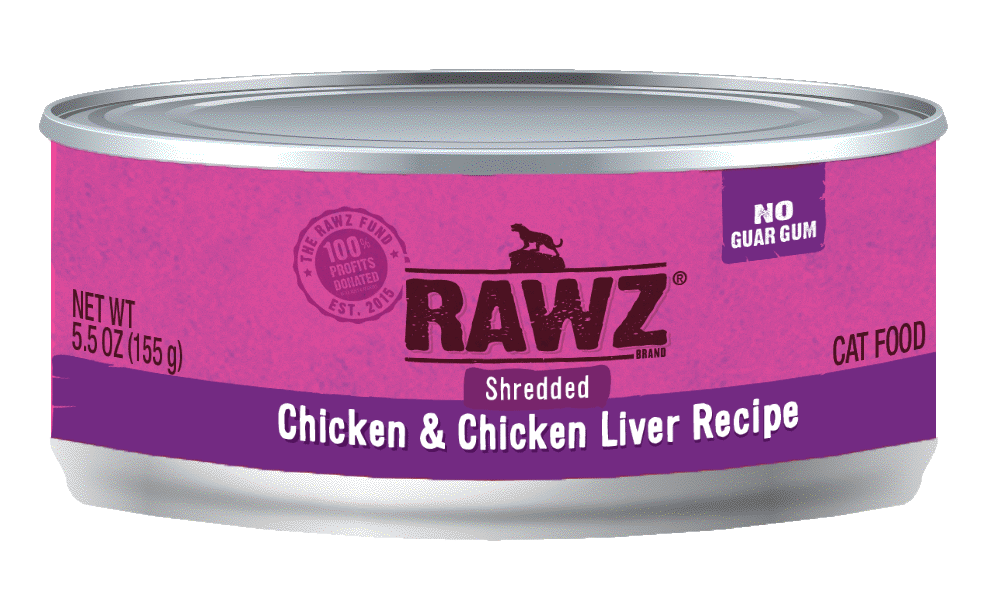 RAWZ - 96% Chicken & Chicken Liver Recipe (Wet Cat Food) - Cat Food