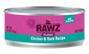 RAWZ - 96% Shredded Chicken & Duck Recipe (Wet Cat Food) - ARMOR THE POOCH
