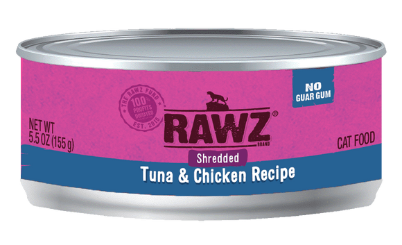 RAWZ - 96% Shredded Tuna & Chicken Recipe (Wet Cat Food) - Pet Store Toronto