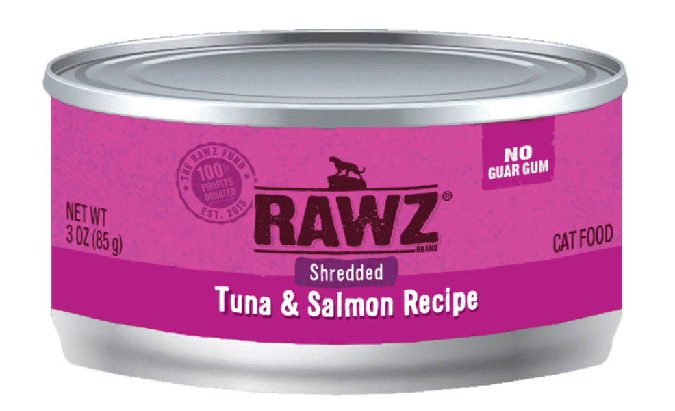 RAWZ - 96% Shredded Tuna & Salmon Recipe (Wet Cat Food) - Pet Store