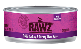 RAWZ - 96% Turkey & Turkey Liver Pate (Wet Cat Food) - cat food