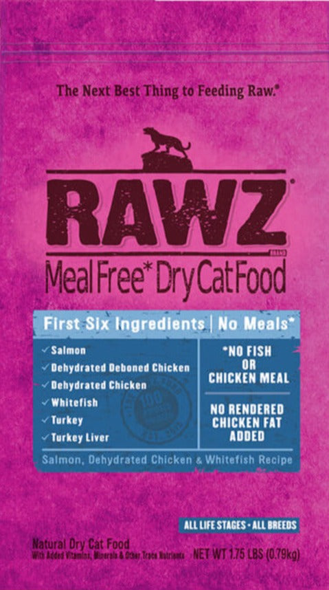 RAWZ | Salmon, Dehydrated Chicken & Whitefish Recipe | Dry Cat Food