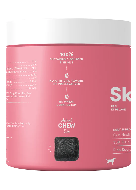 Open Farm | Skin & Coat Supplement Chews for Dogs | ARMOR THE POOCH
