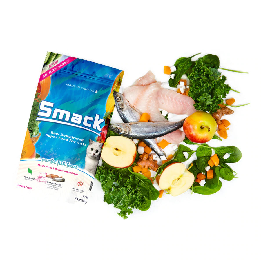 Smack -  Raw Dehydrated - Pacific Fish Feast (Cat Food) - Pet store near me