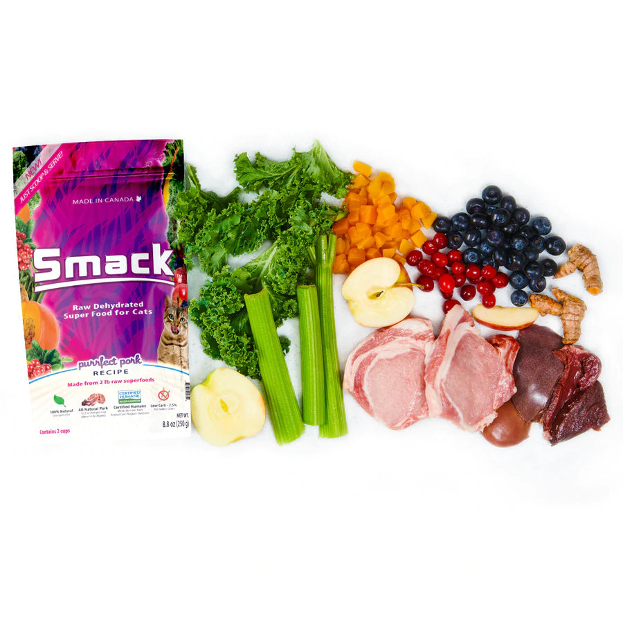 Smack - Raw Dehydrated - Purrfect Pork (Cat Food) - Toronto Pet Store