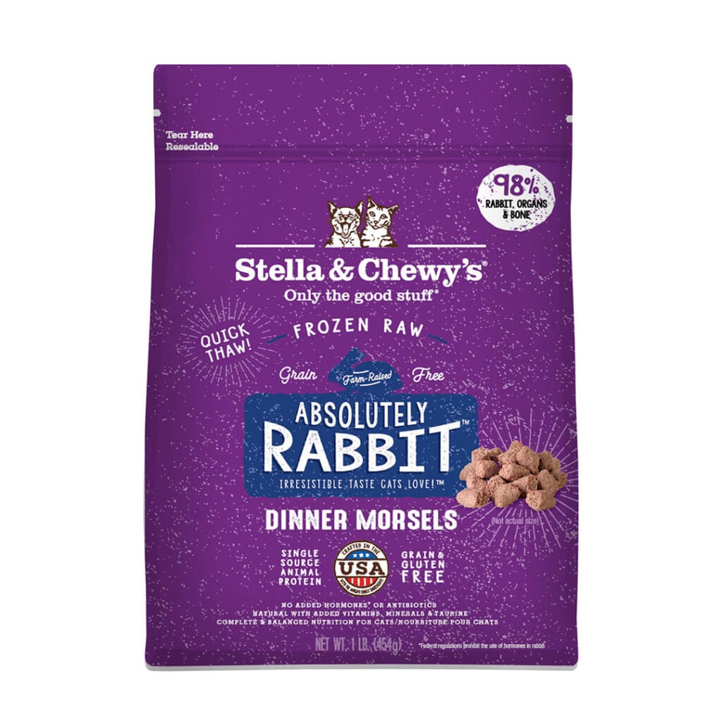 Stella & Chewy's - Absolutely Rabbit Frozen Raw Dinner Morsels (Cat Food) - Frozen Product