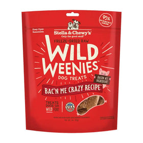 Stella & Chewy's -  Bac'n Me Crazy Wild Weenies Freeze-Dried Raw (Dog Treats)