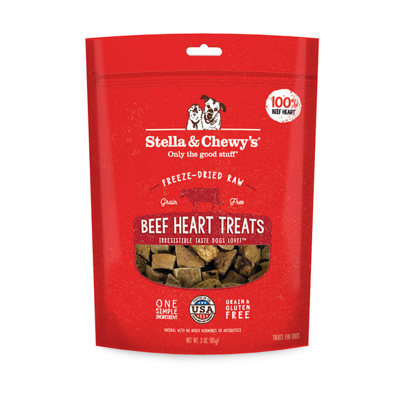 Stella & Chewy's -  Beef Heart Freeze-Dried Raw (Dog Treats)
