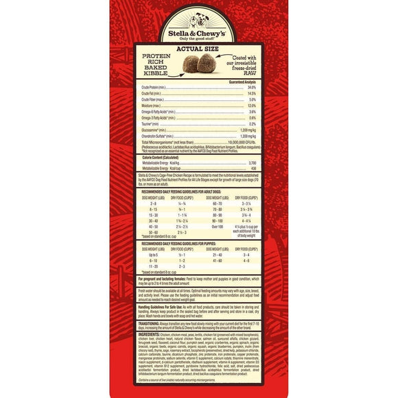 Stella & Chewy's - Cage-Free Chicken Raw Coated Kibble (Dry Dog Food)