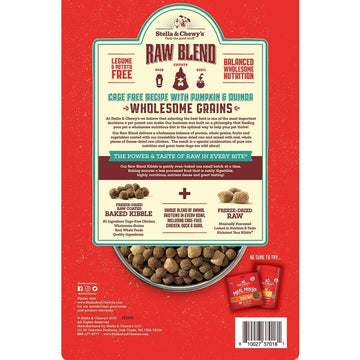 Stella & Chewy's - Cage-Free Recipe with Pumpkin & Quinoa Raw Blend Kibble Wholesome Grains (Dry Dog Food)