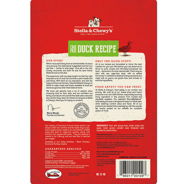 Stella & Chewy's -  Carnivore Crunch Cage-Free Duck Recipe Freeze-Dried Raw (Dog Treats)