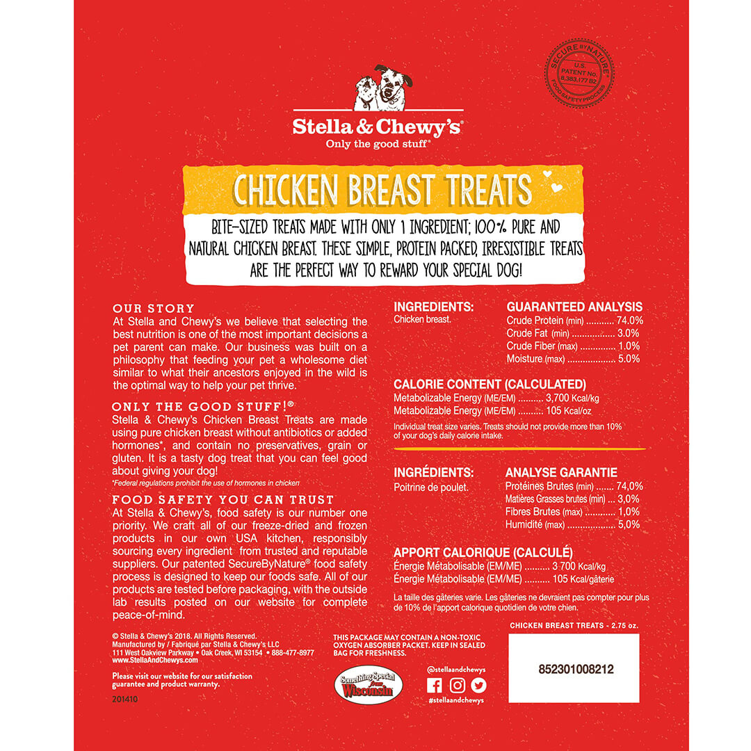 Stella & Chewy's | Chicken Breast Freeze | Dried Raw Dog Treats | ARMOR THE POOCH