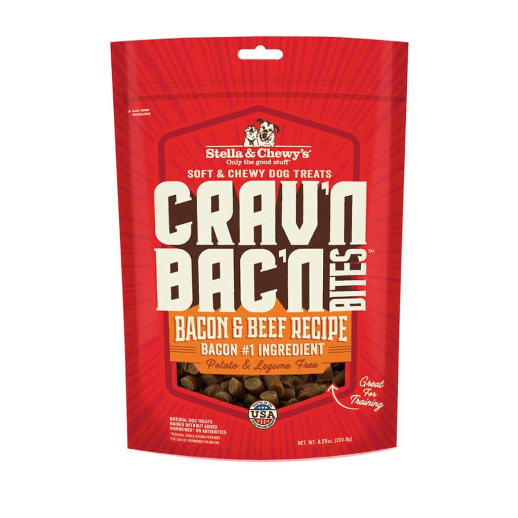 Stella & Chewy's -  Crav'N Bac'N Bites Bacon & Beef Recipe (Dog Treats)