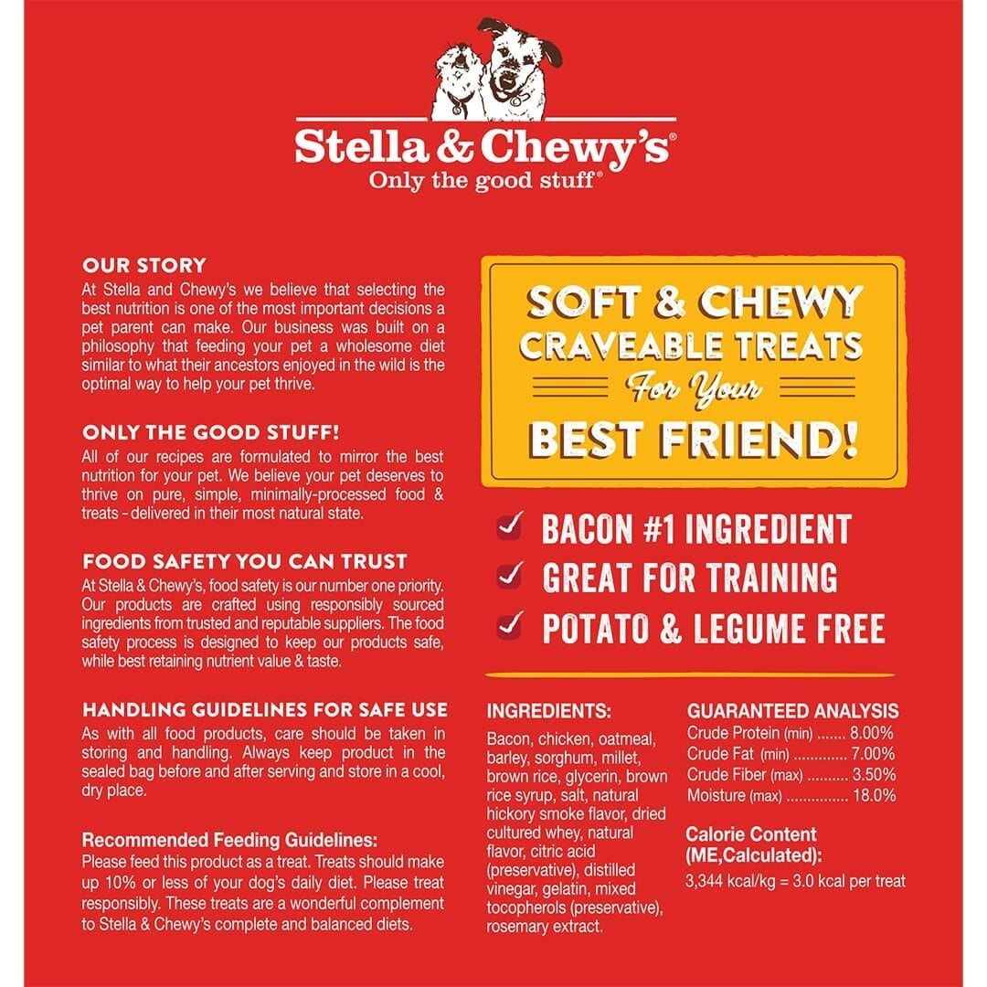 Stella & Chewy's -  Crav'N Bac'N Bites Bacon & Chicken Recipe (Dog Treats)