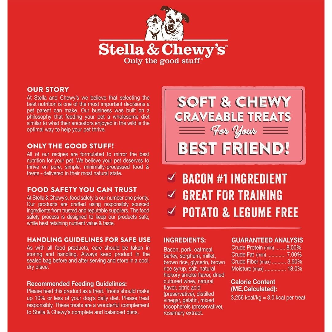 Stella & Chewy's -  Crav'N Bac'N Bites Bacon & Pork Recipe (Dog Treats)
