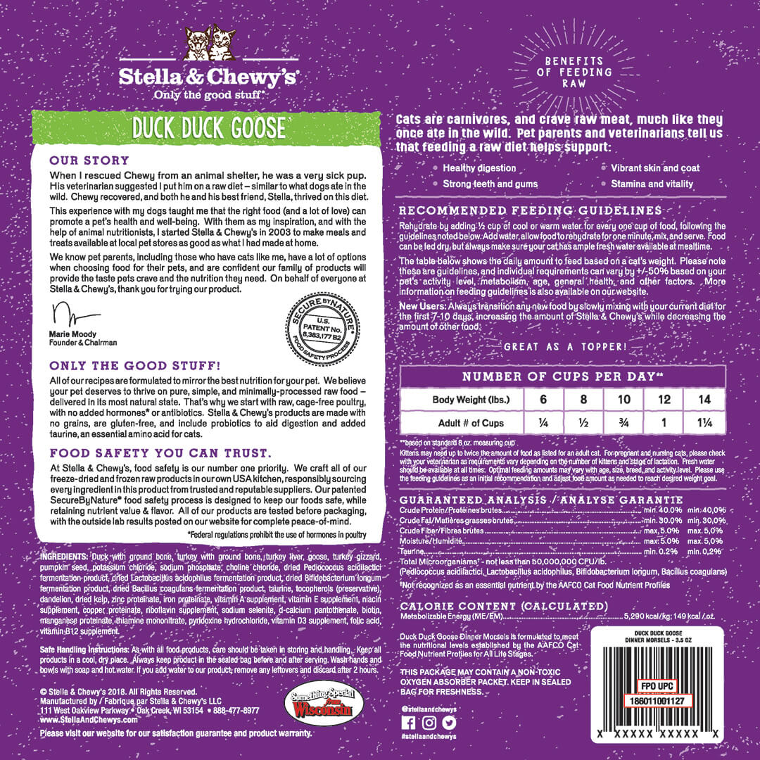 Stella chewy's sales feeding guide