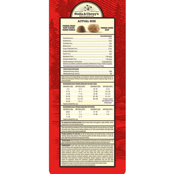 Stella & Chewy's - Free Range Raw Blend Kibble (For Dogs)